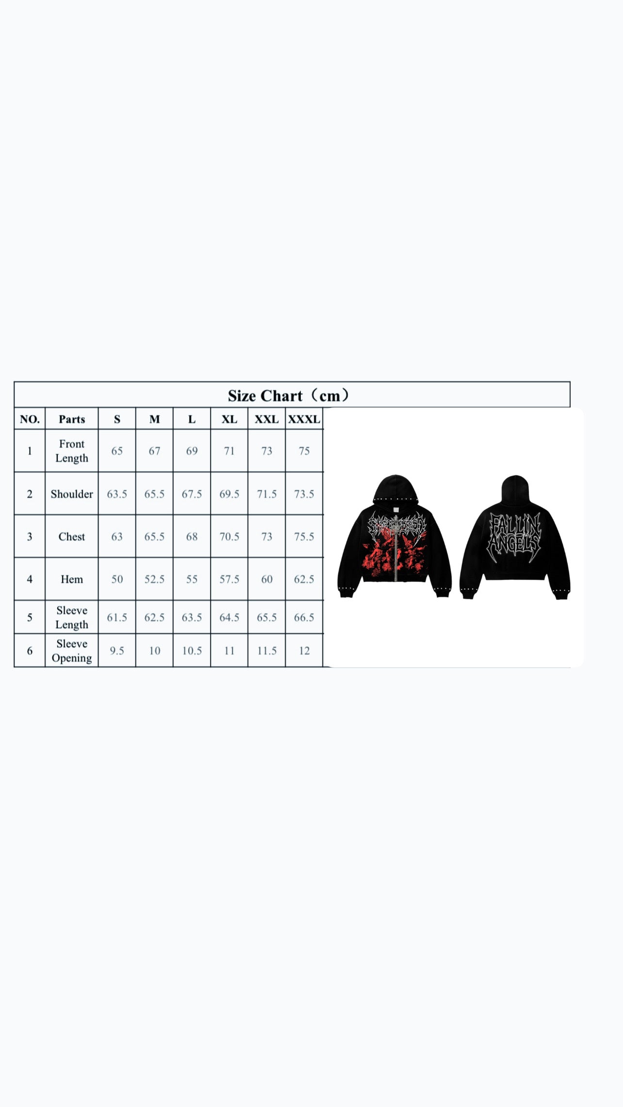 FALLIN ANGELS HOODIE | BLACK