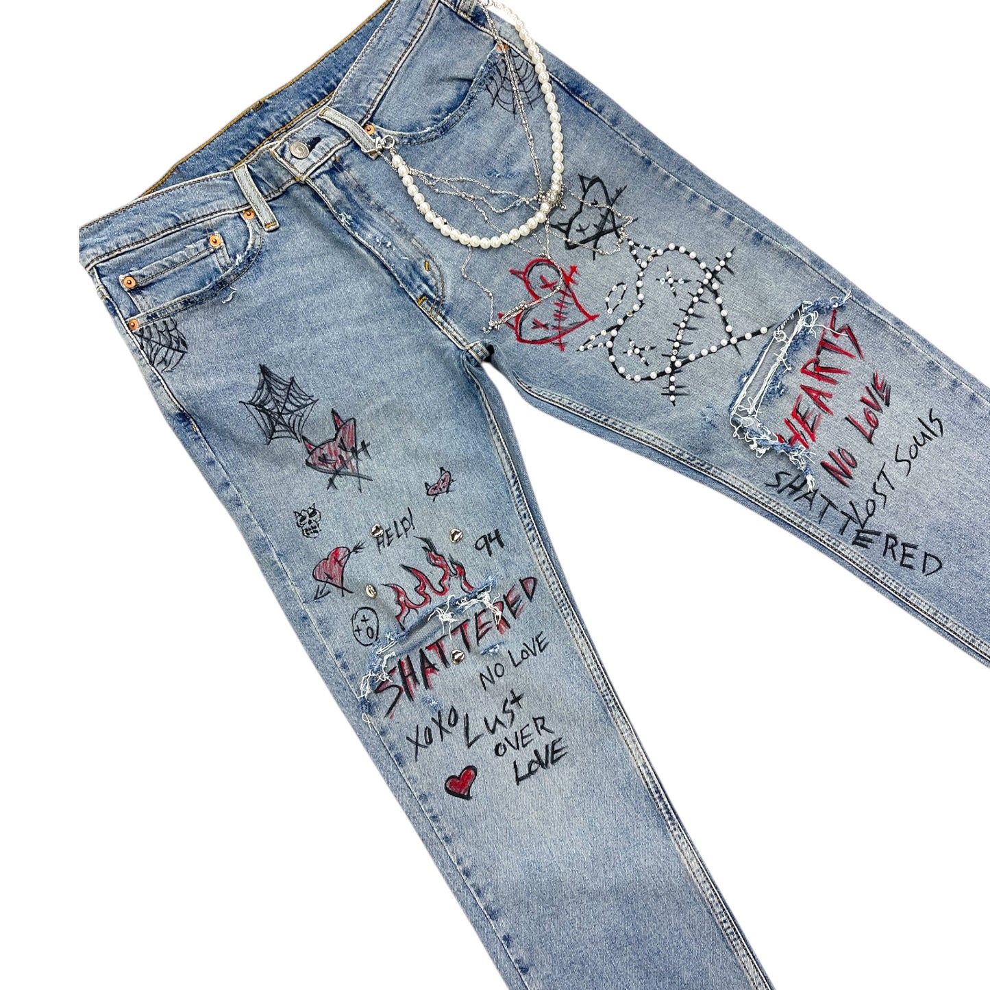 SHATTERED DENIM | HAND MADE |