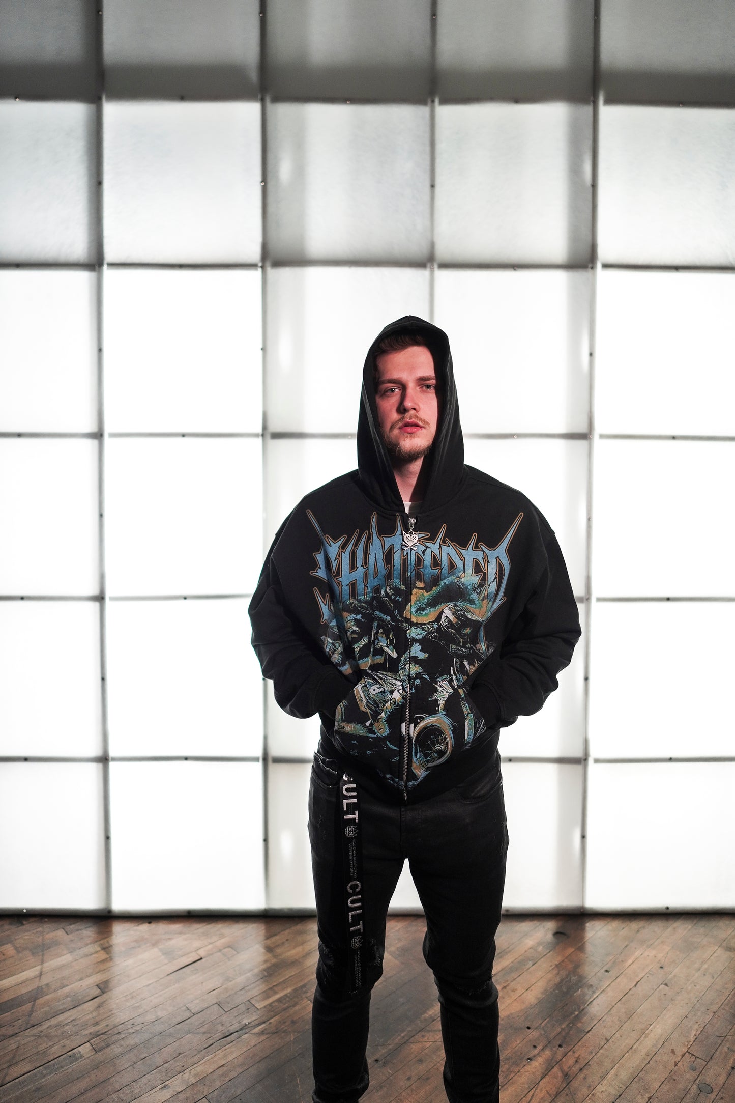 SPORTS CLUB HOODIE | BLACK