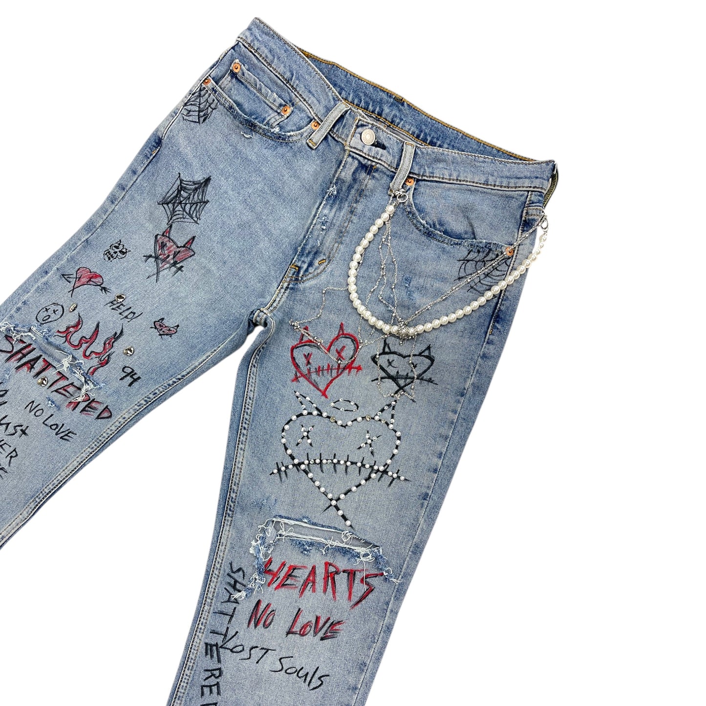 SHATTERED DENIM | HAND MADE |