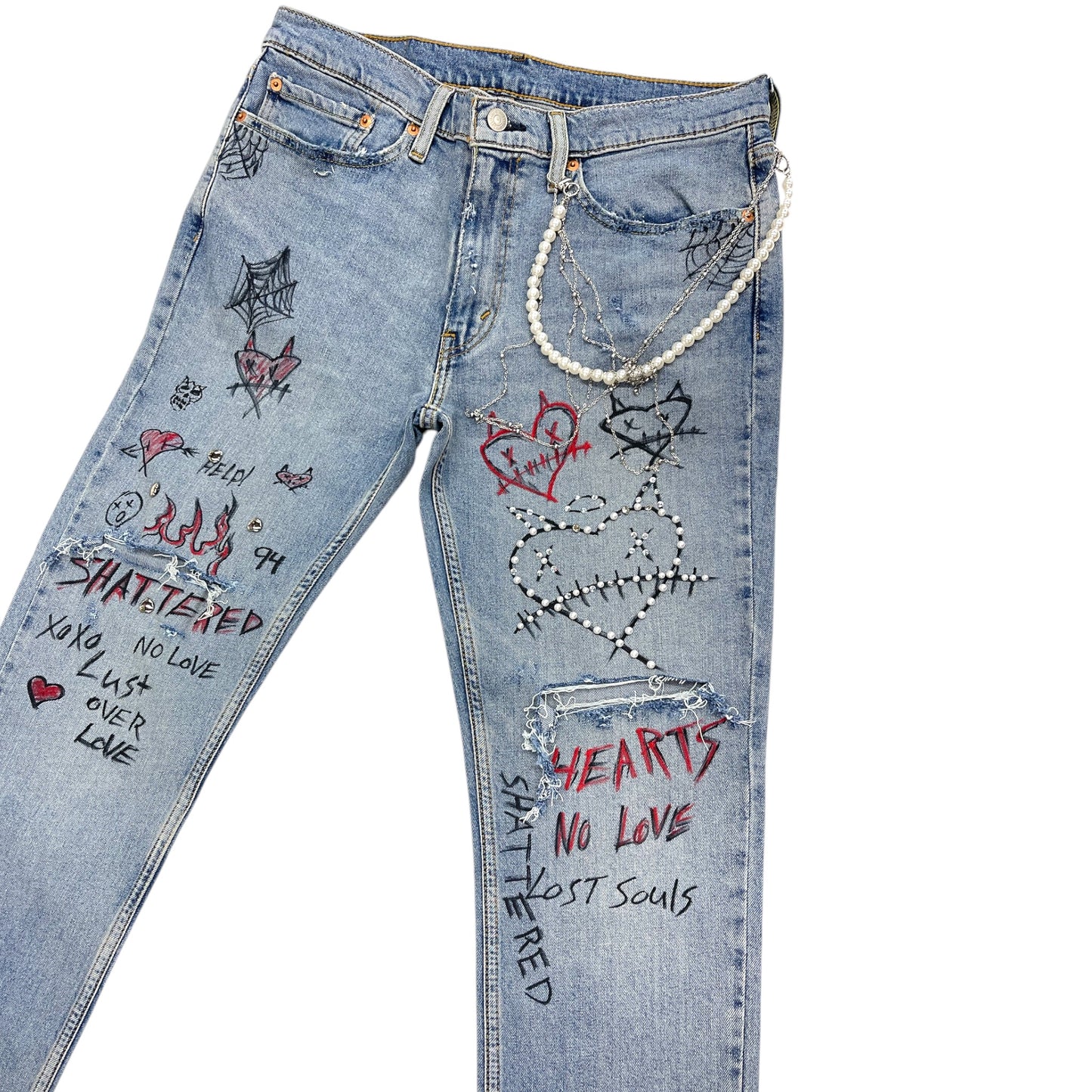 SHATTERED DENIM | HAND MADE |