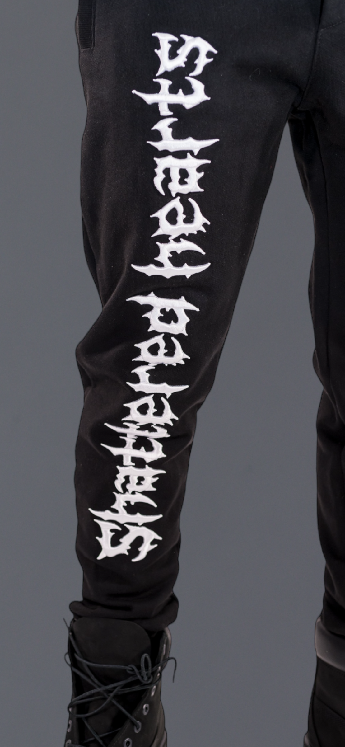 SHATTERED 3D SWEATPANTS | BLACK | WHITE
