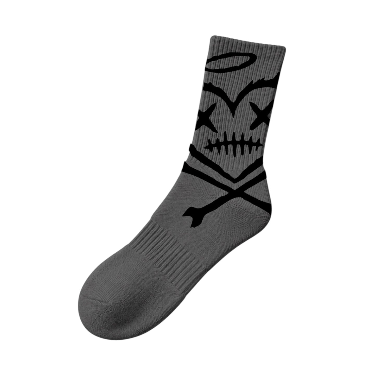 SHATTERED LOGO SOCKS | GRAY
