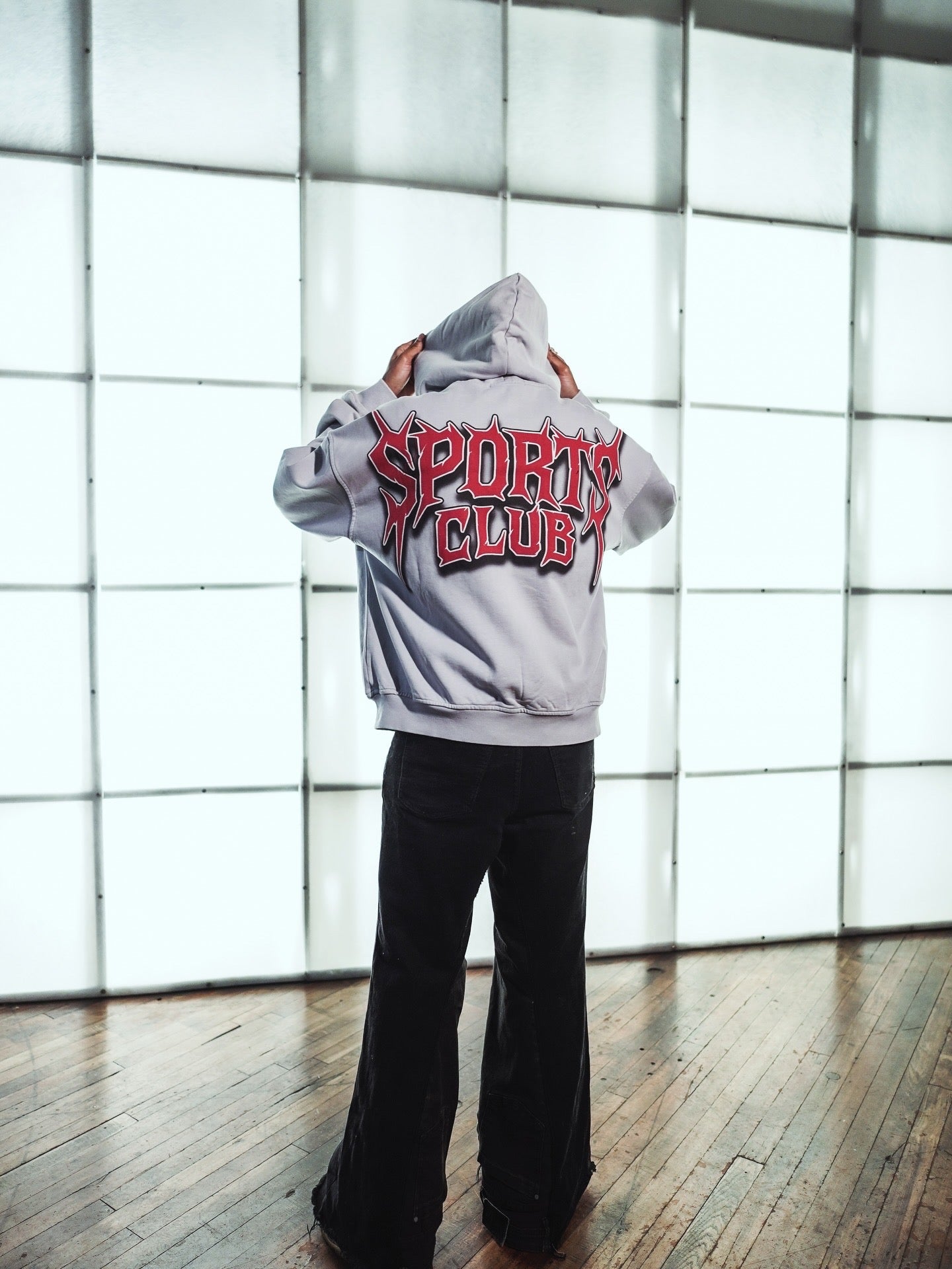 SPORTS CLUB HOODIE | GRAY