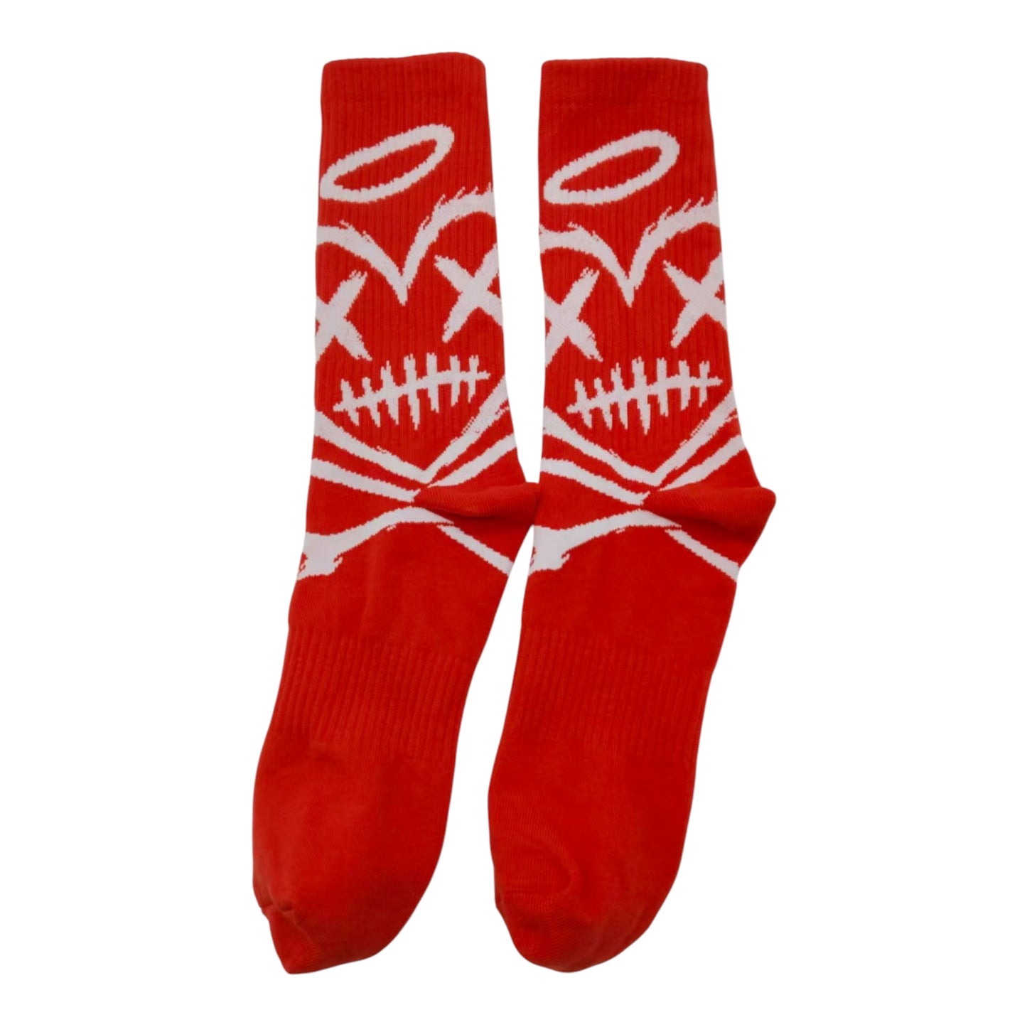 SHATTERED LOGO SOCKS | RED