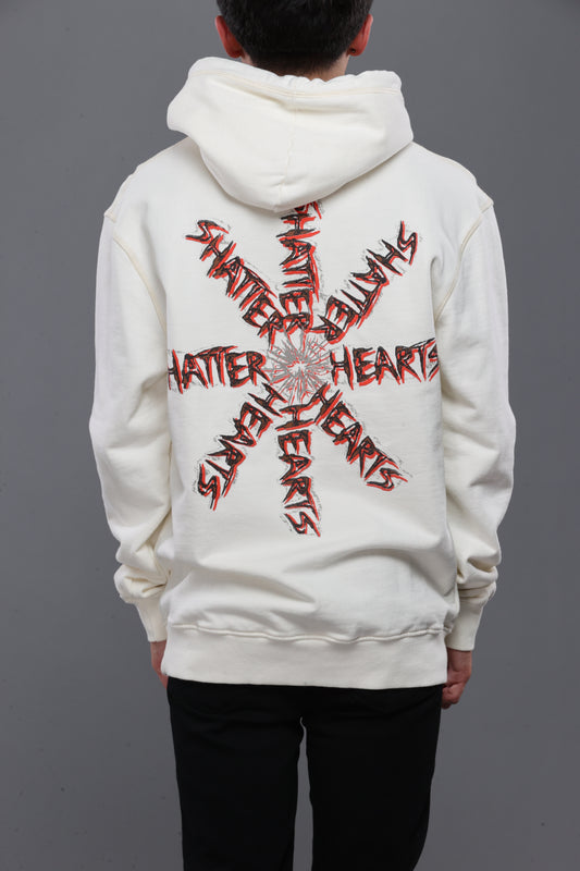 SHATTERED HOODIE | WHITE