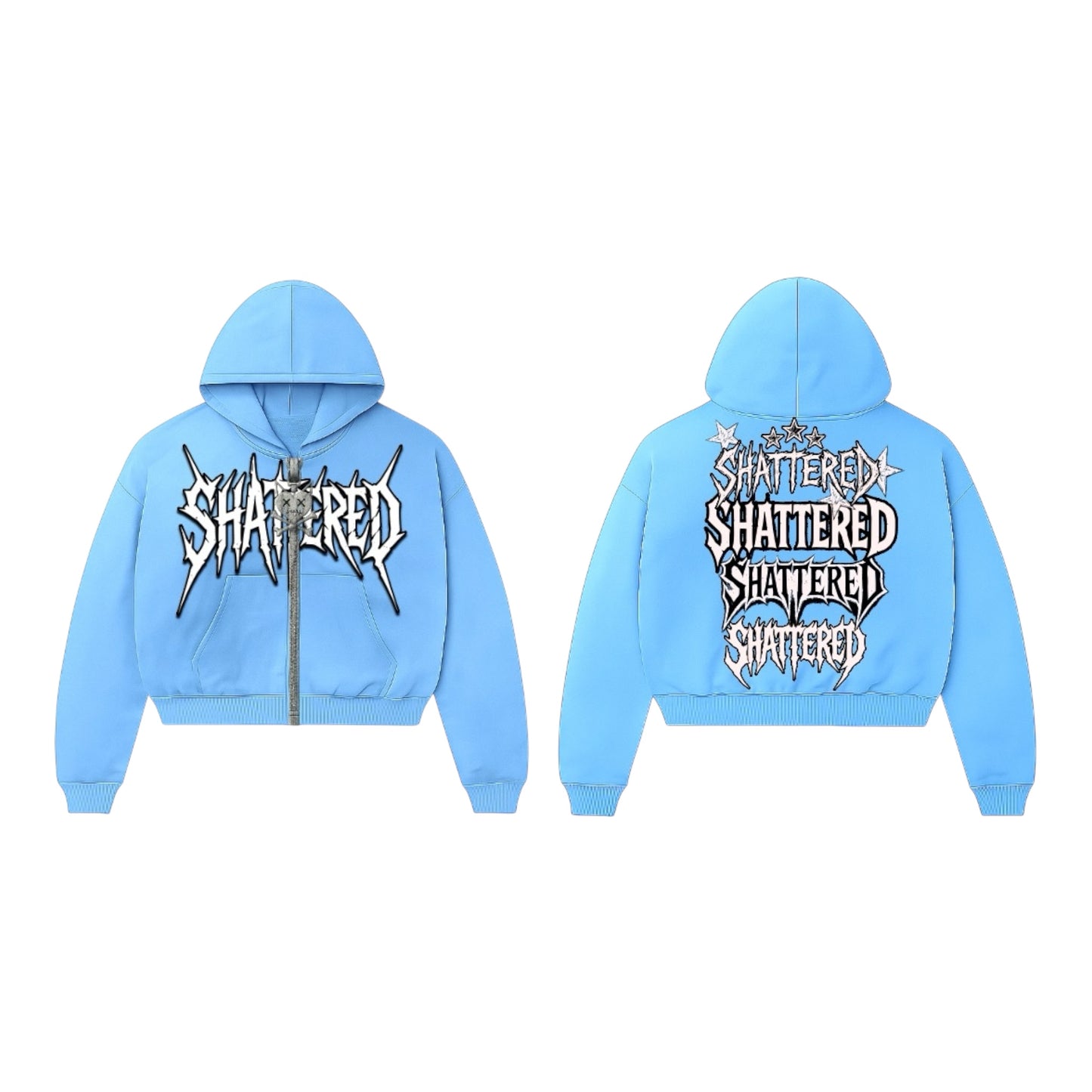SHTTRD SHTTRD HOODIE | BLUE