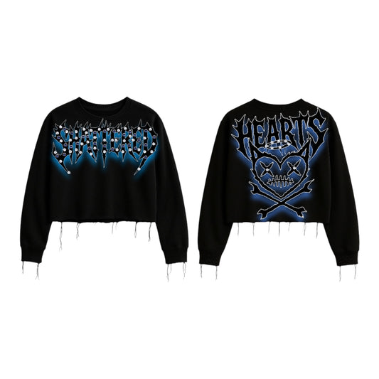 SHATTERED LOGO SWEATER | BLACK