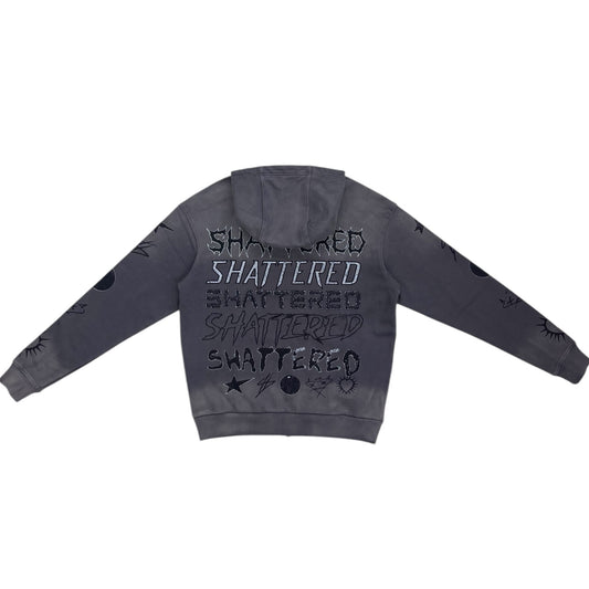 SHATTERED HOODIE | GRAY