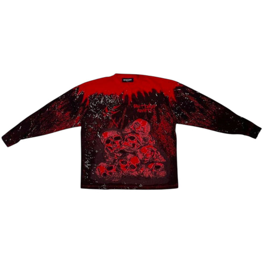 THE DEAD LONG SLEEVE TEE | RED