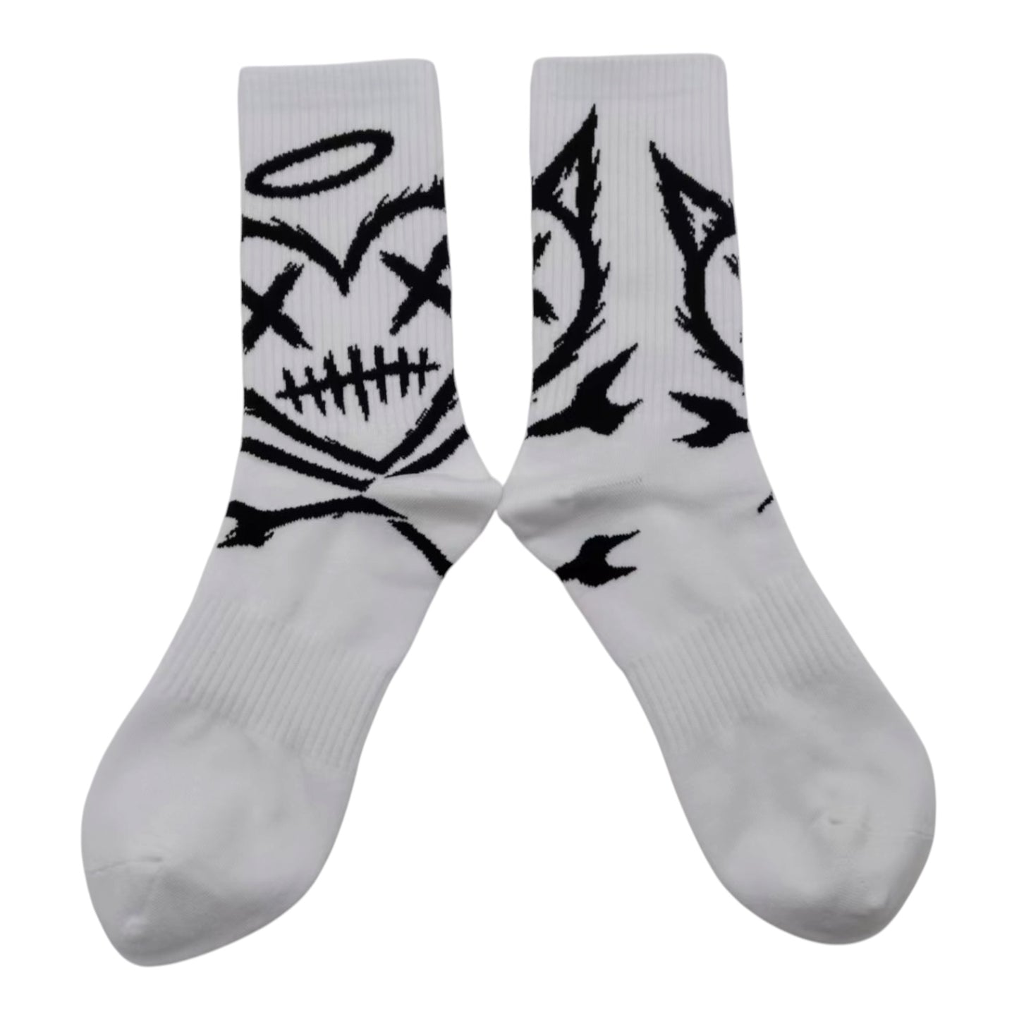 SHATTERED LOGO SOCKS | WHITE