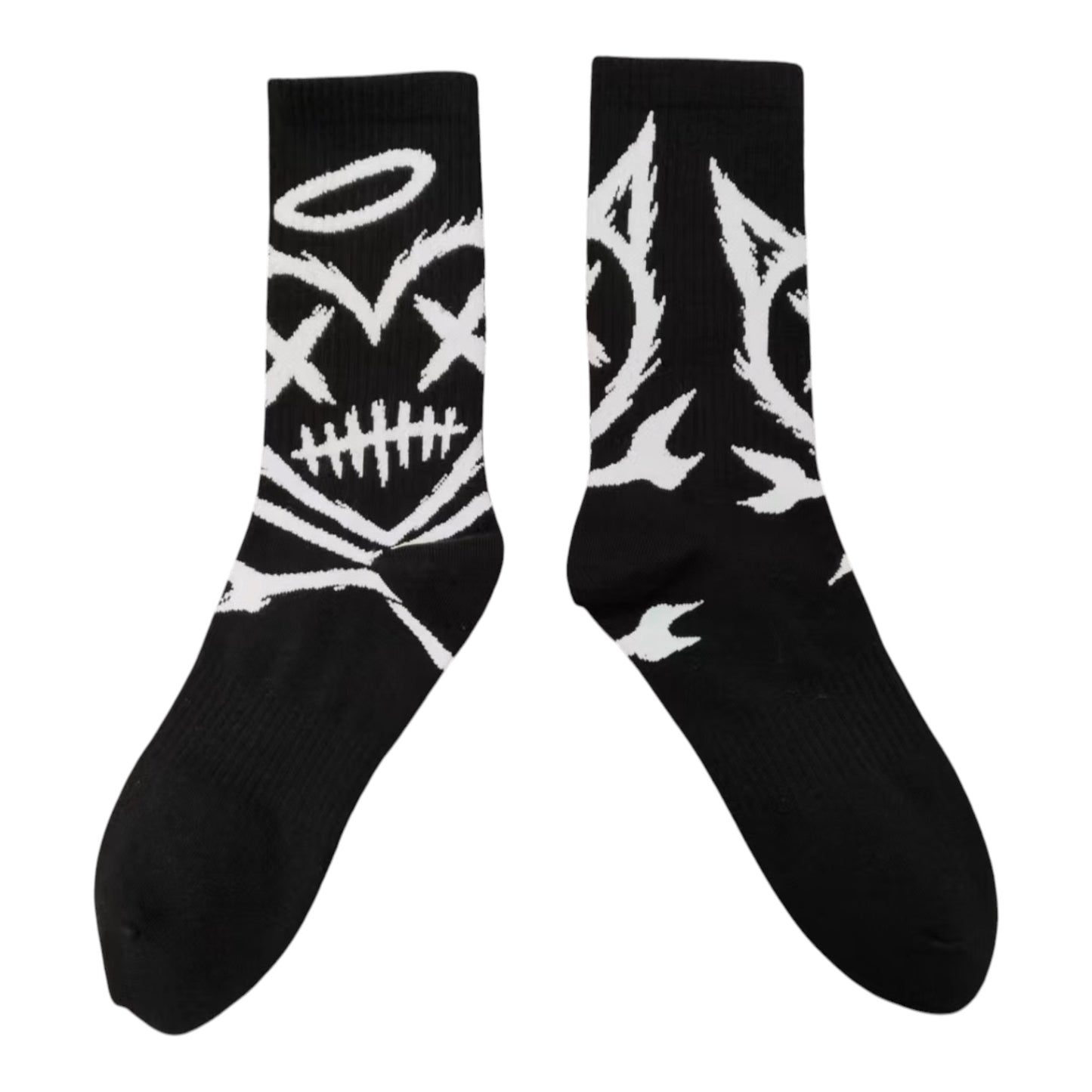 SHATTERED LOGO SOCKS | BLACK