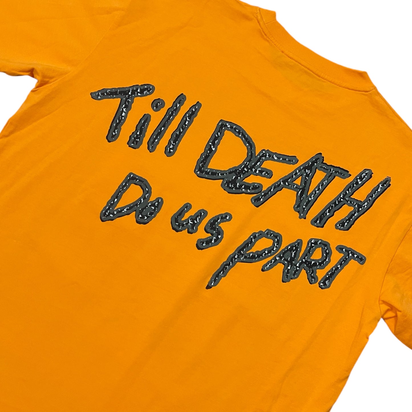 TILL DEATH DO US PART LONG SLEEVE TEE | ORANGE