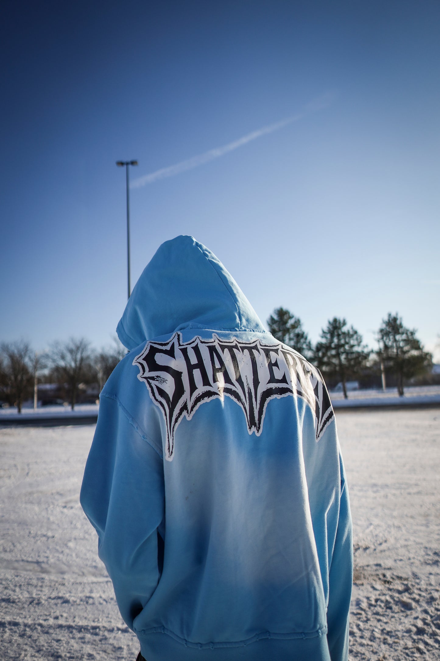 CATCHING FEELINGS HOODIE | BABY BLUE