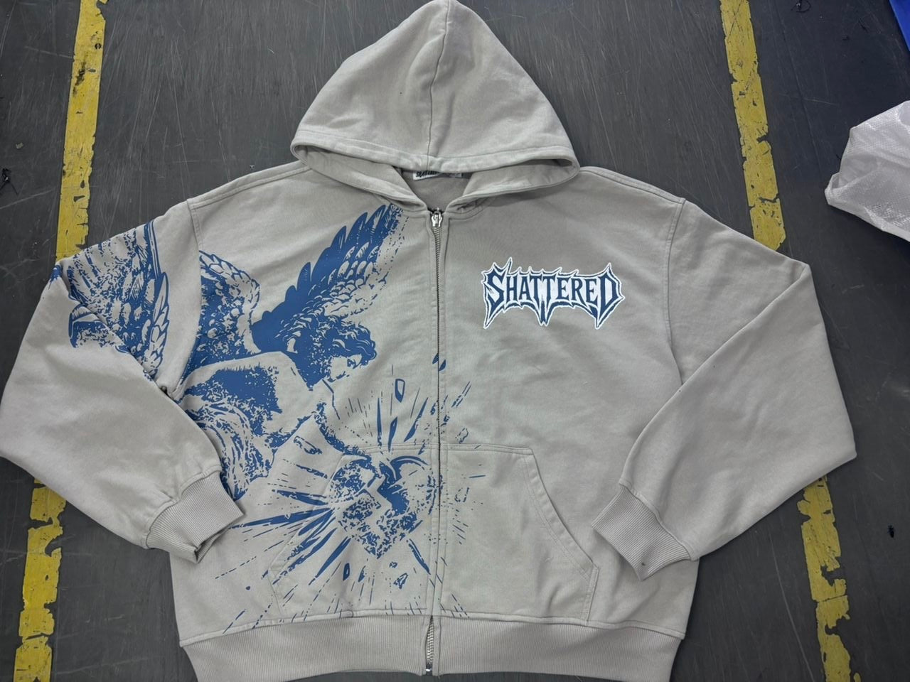 CATCHING FEELINGS HOODIE | GRAY