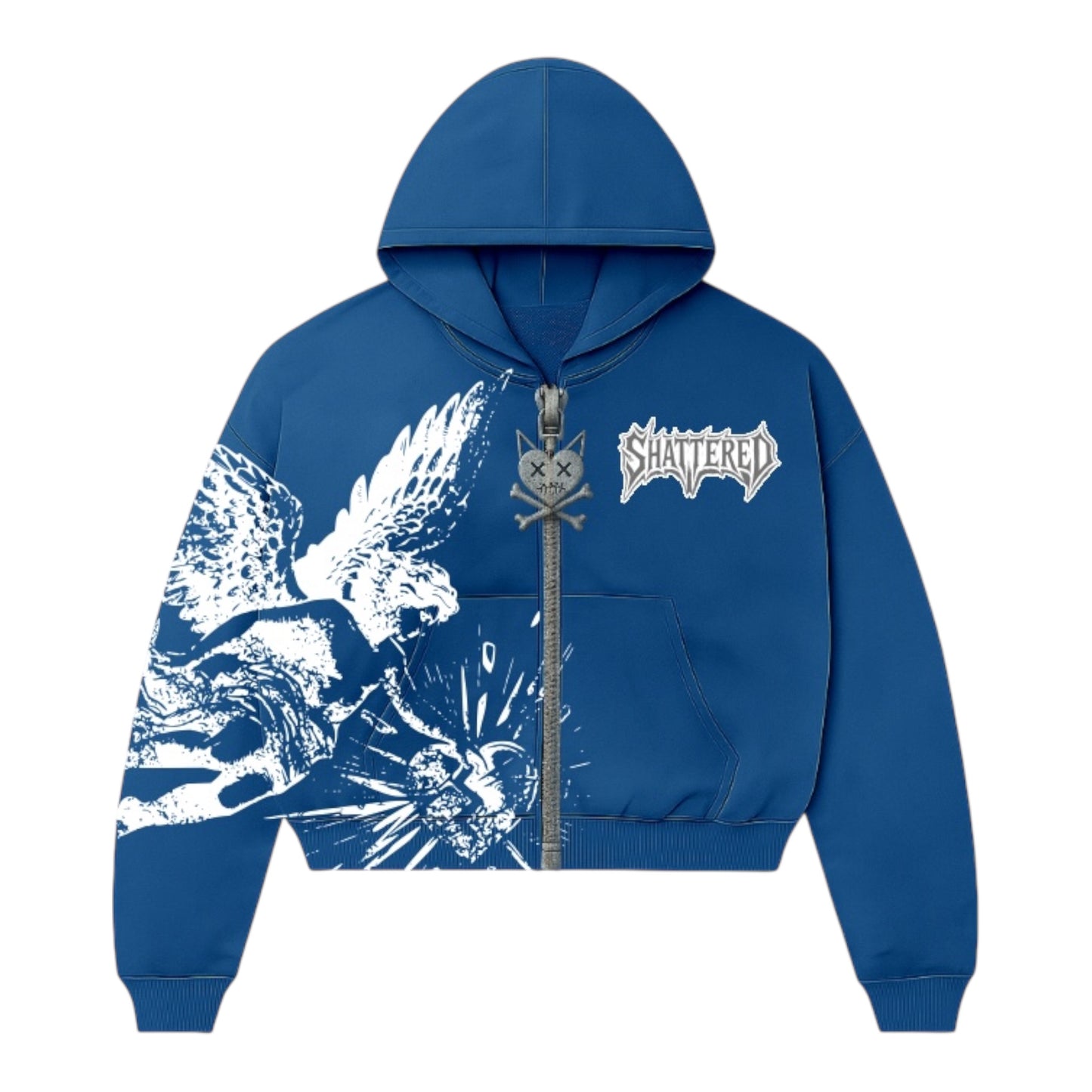 CATCHING FEELINGS HOODIE | NAVY BLUE