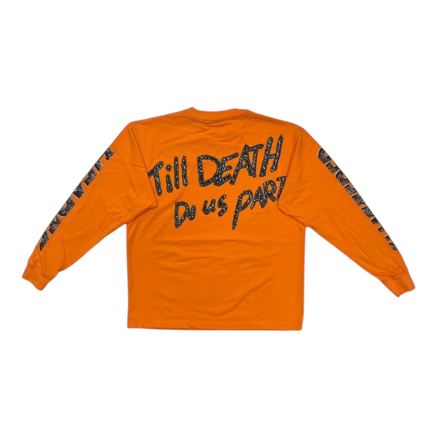 TILL DEATH DO US PART LONG SLEEVE TEE | ORANGE