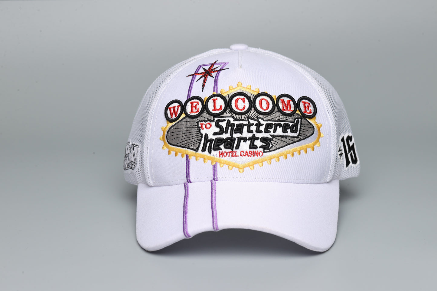 WELCOME TO SHATTERED HEARTS HAT | WHITE