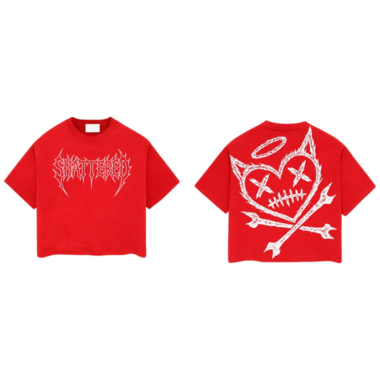 SHATTERED LOGO TEE | RED