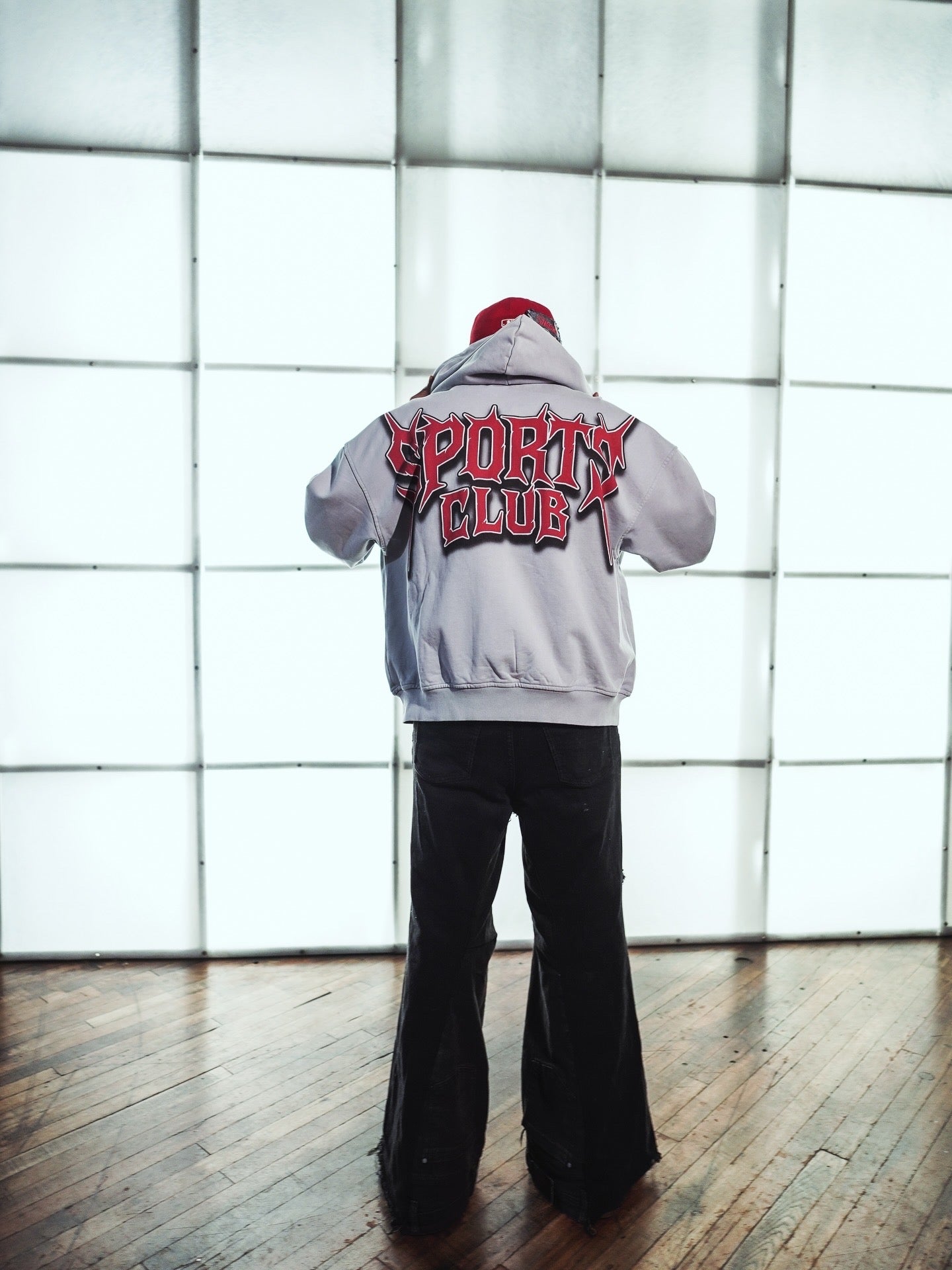 SPORTS CLUB HOODIE | GRAY