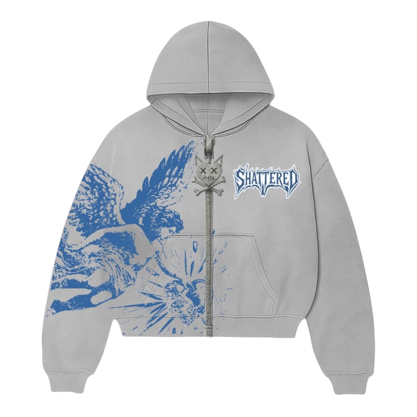 CATCHING FEELINGS HOODIE | GRAY