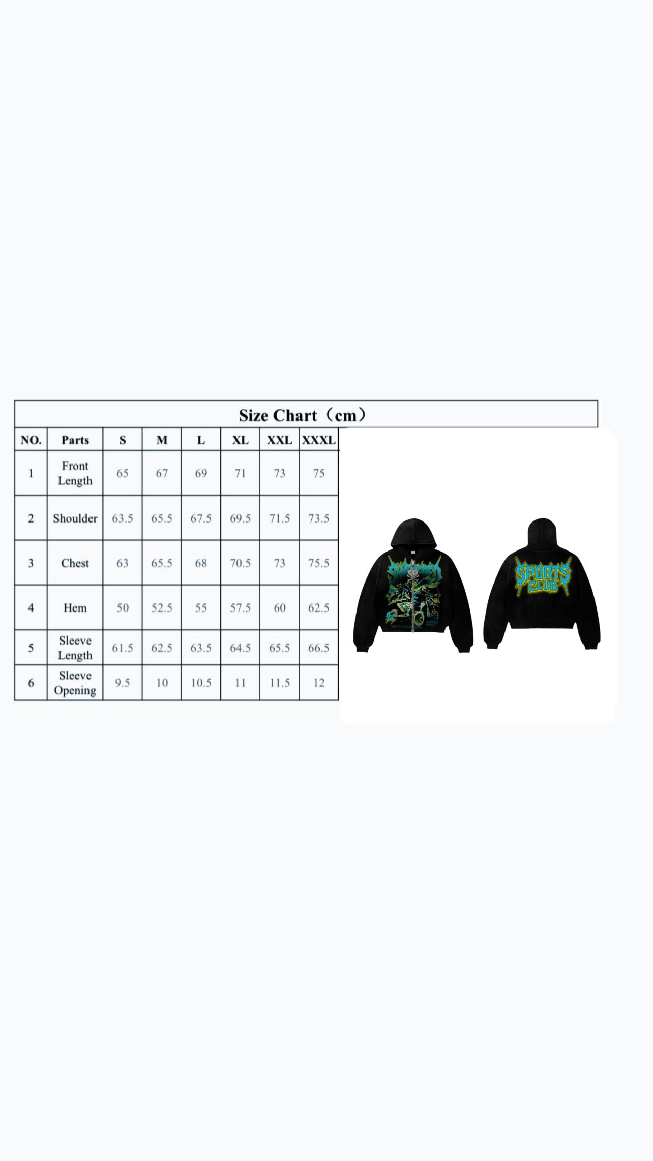 SPORTS CLUB HOODIE | BLACK