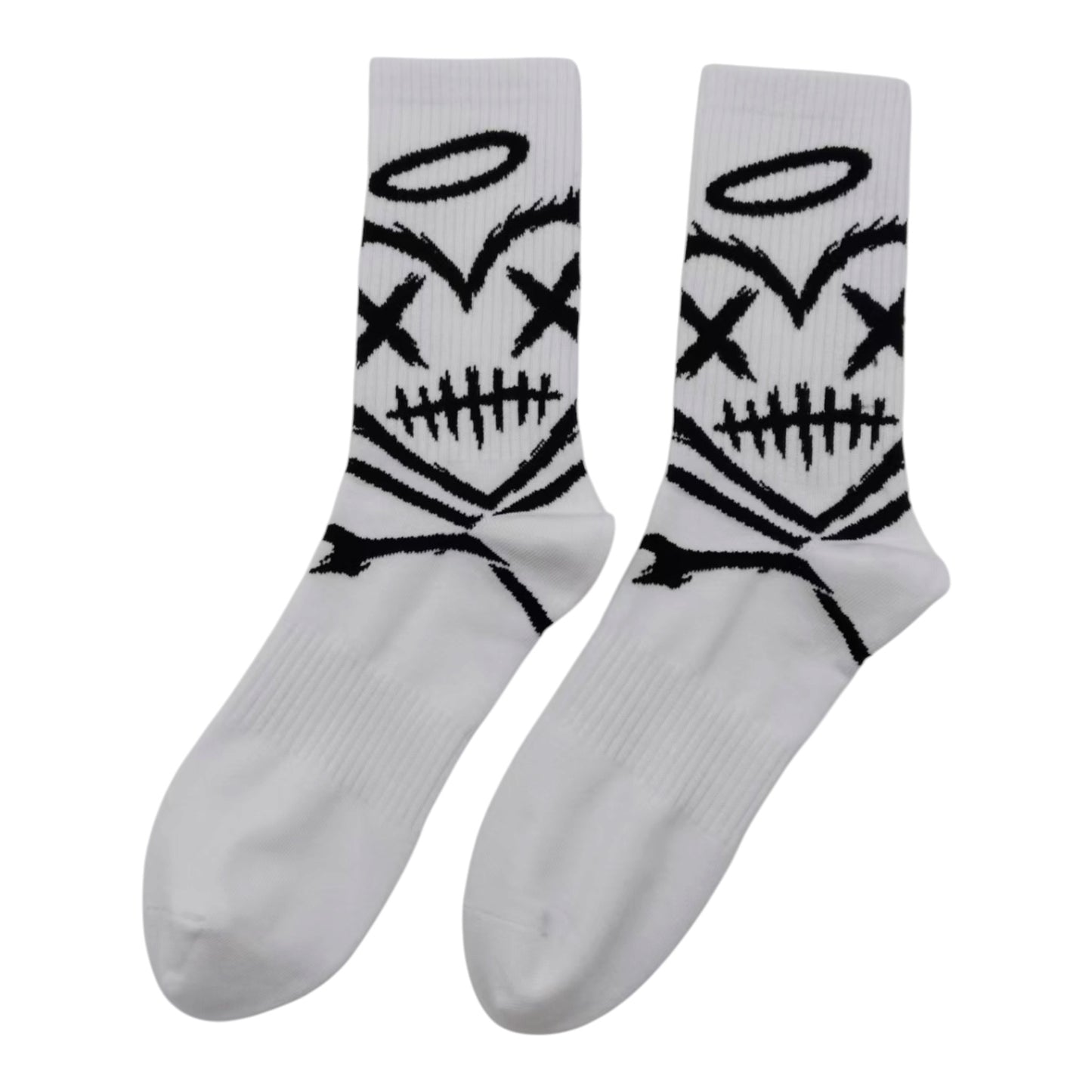 SHATTERED LOGO SOCKS | WHITE
