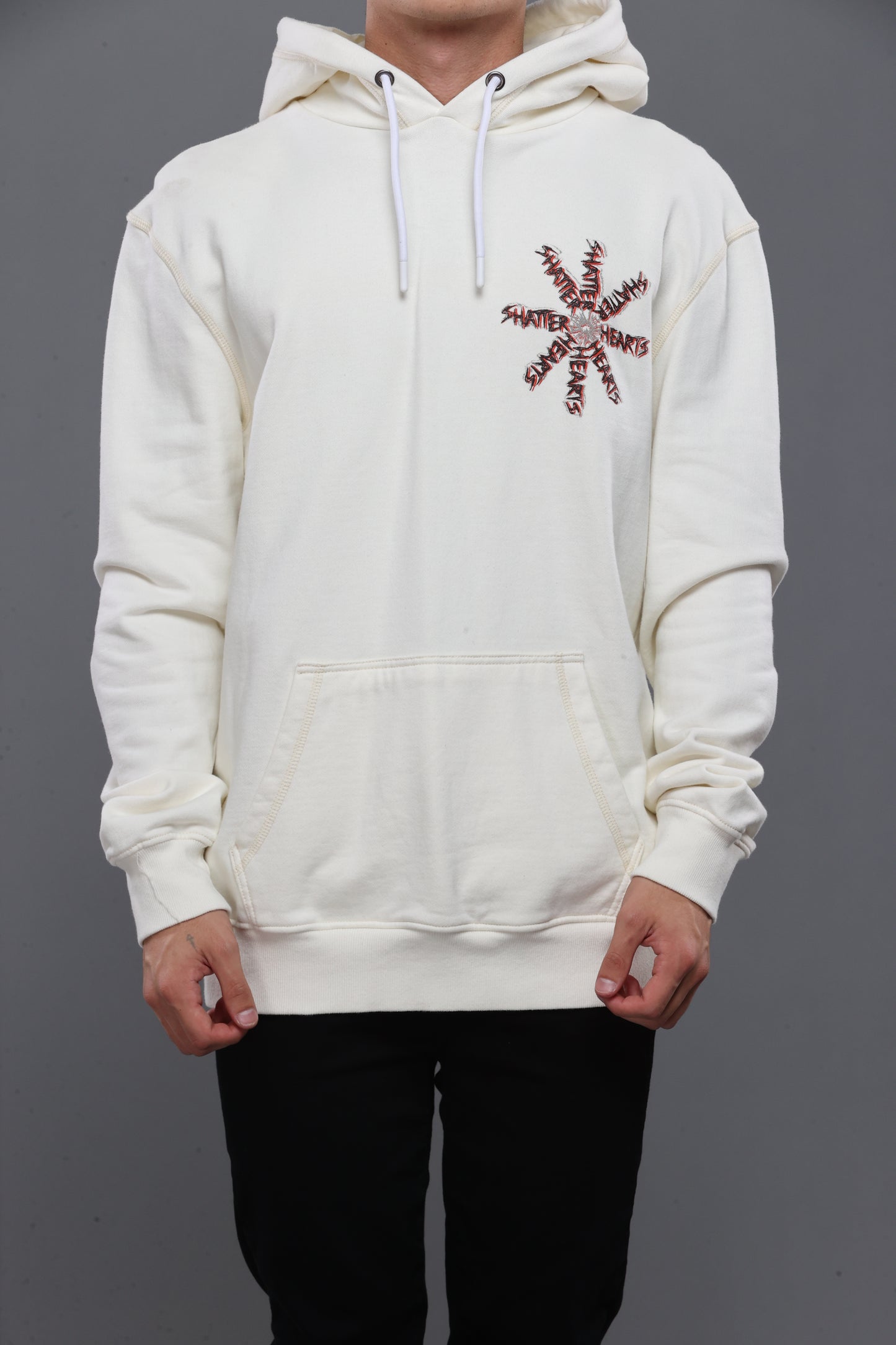 SHATTERED HOODIE | WHITE