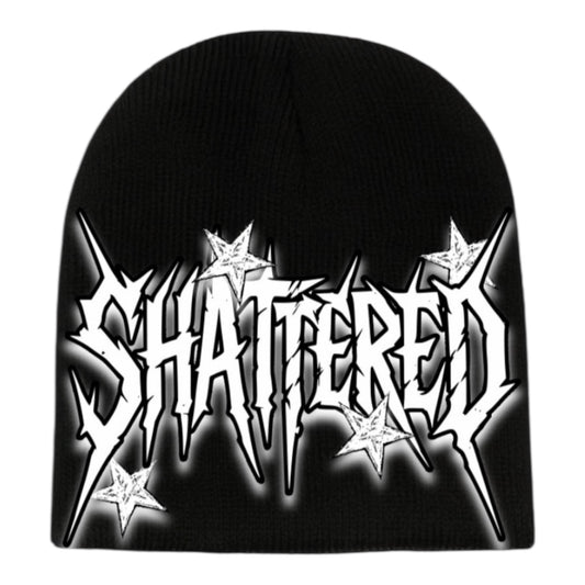 SHATTERED BEANIE | BLACK
