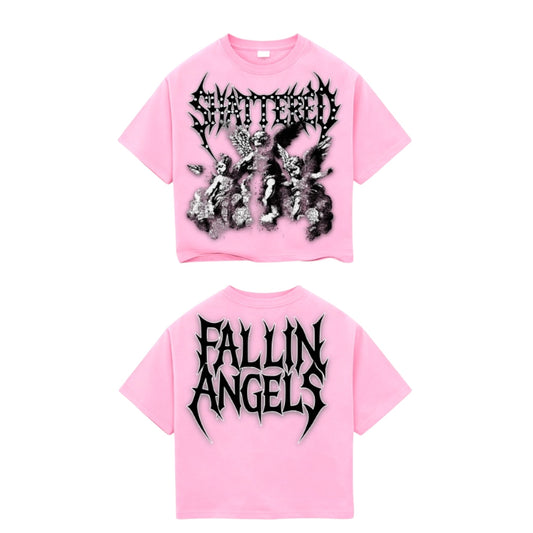 FALLIN ANGELS TEE | PINK