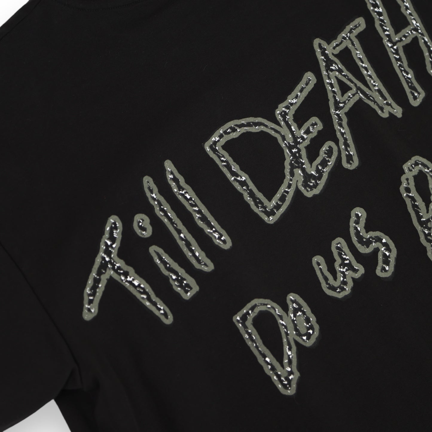 TILL DEATH DO US PART T-SHIRT | BLACK