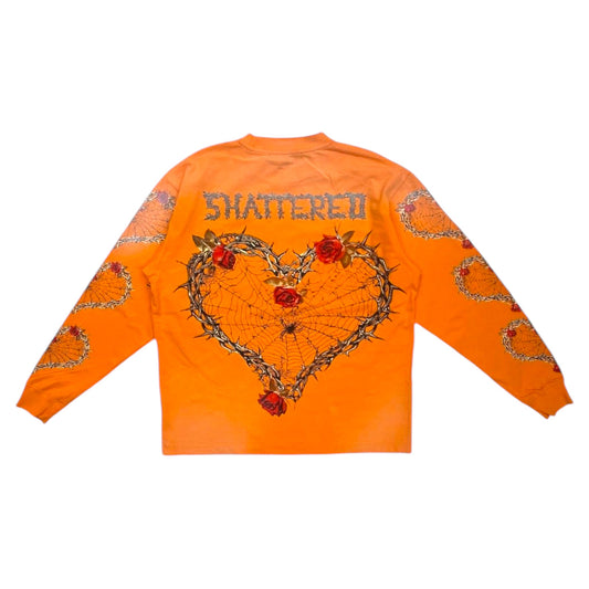 THORNS LONG SLEEVE TEE | ORANGE