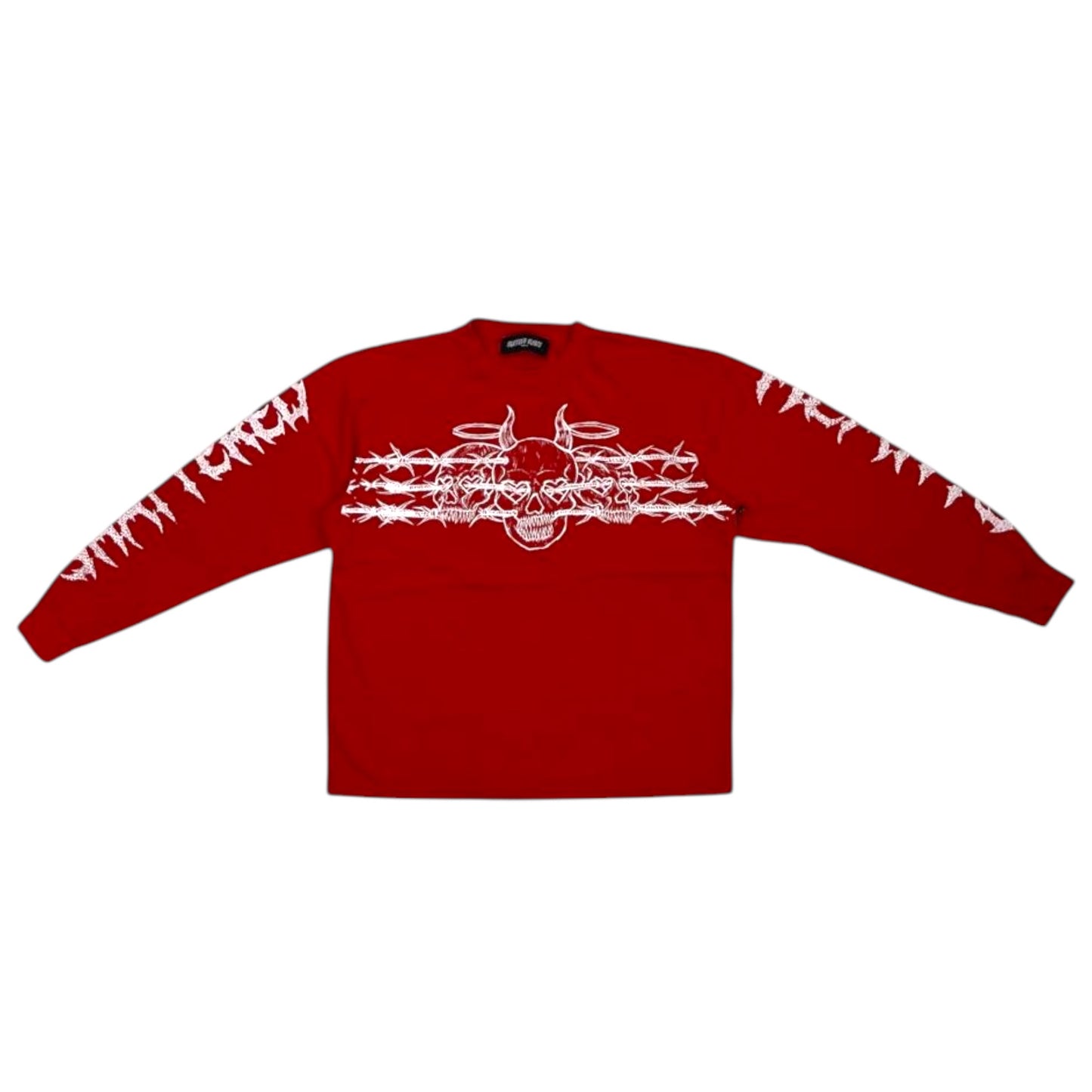 STUCK LONG SLEEVE TEE | RED