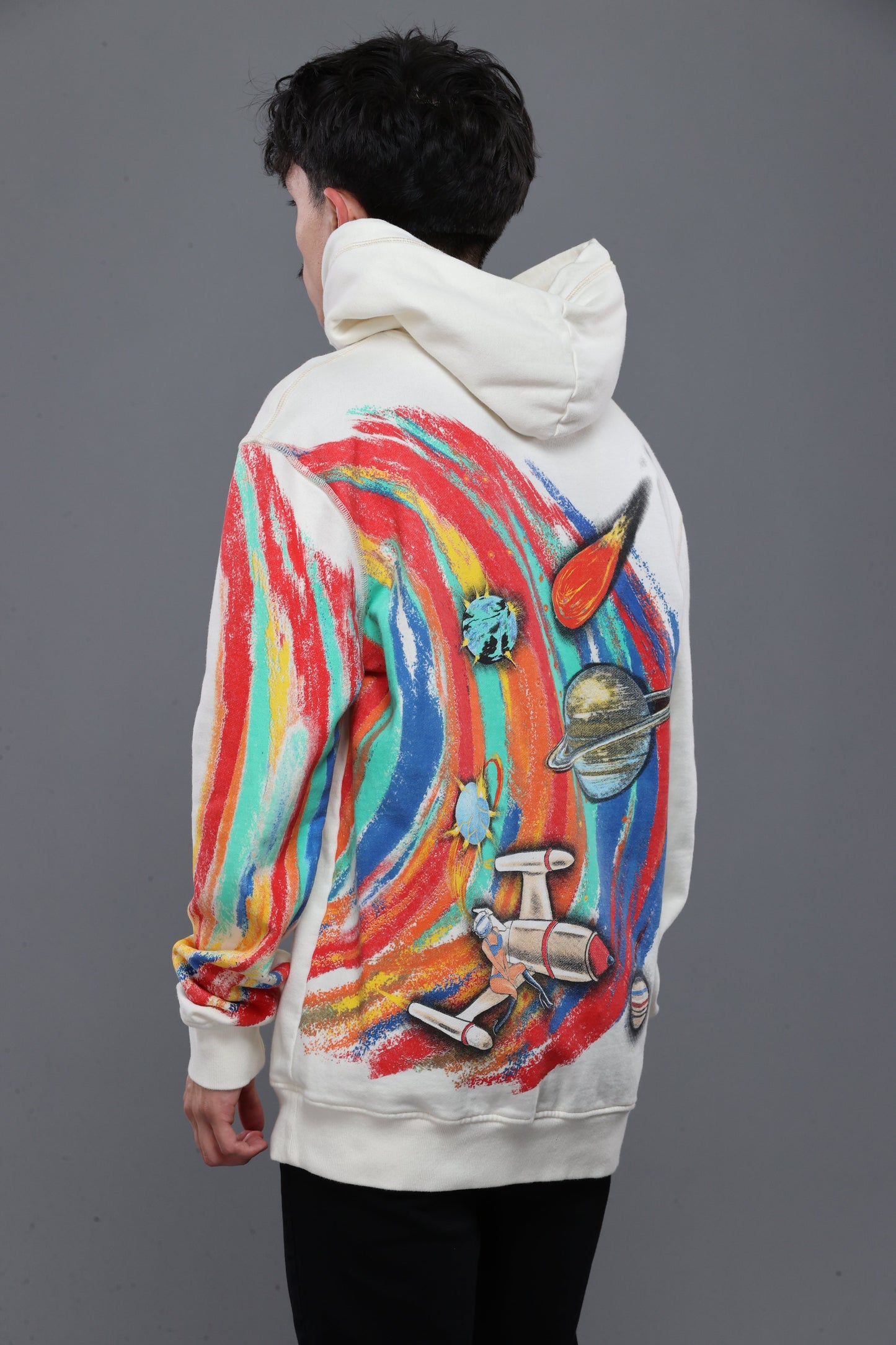 GALAXY HOODIE | WHITE