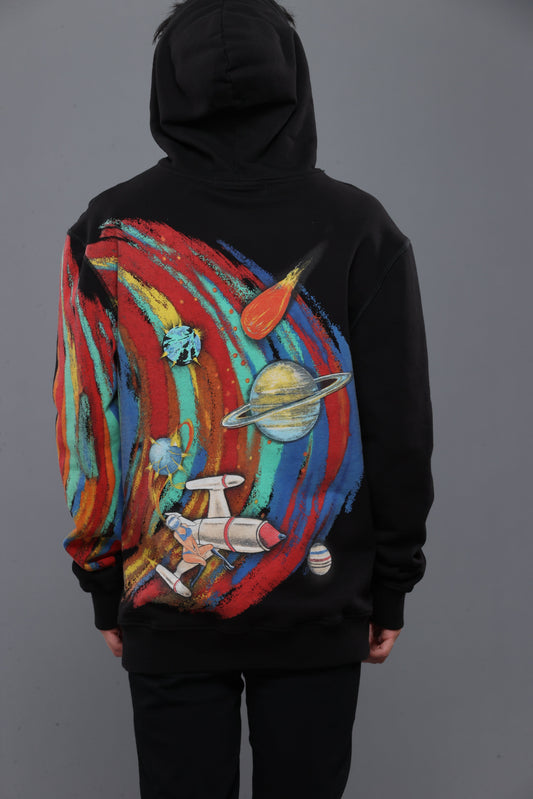 GALAXY HOODIE | BLACK